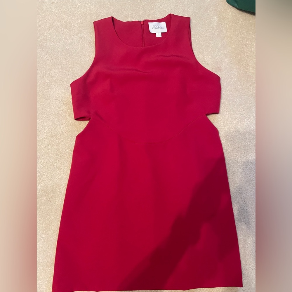 Mare red dress with cutouts